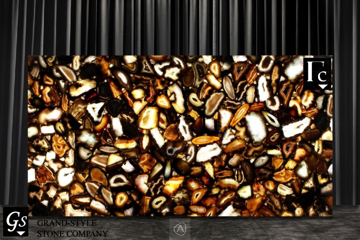 Камень Brown agate 2